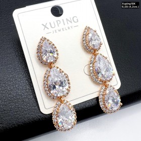 Сережки Xuping18К 19014 (4,2 см)	